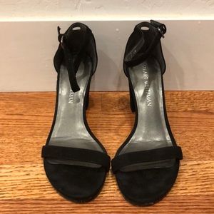 Stuart Weitzman The NearlyNude Sandal in black